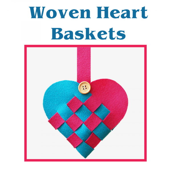 woven heart baskets