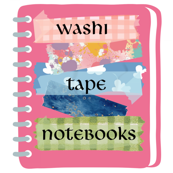 washi tape notebooks