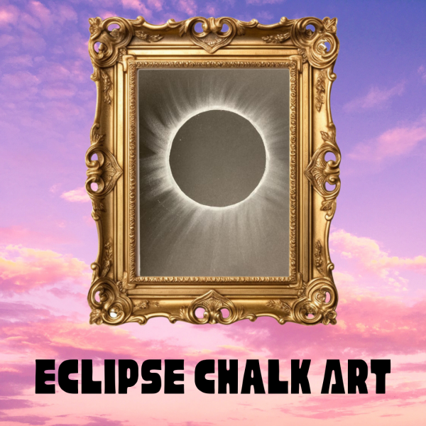 eclipse chalk art