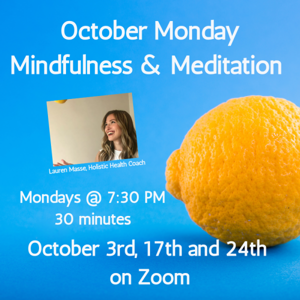 October Mindfulness and Meditation
