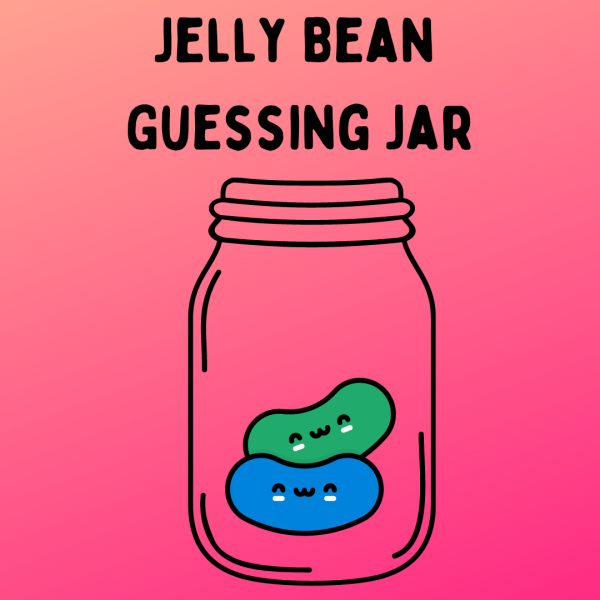 weekly activity jelly bean guessing jar